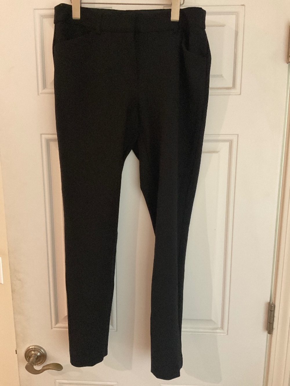 Black stretch skinny pants
